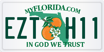 FL license plate EZTH11