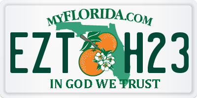 FL license plate EZTH23