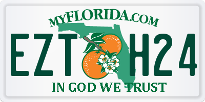 FL license plate EZTH24