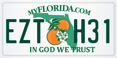 FL license plate EZTH31