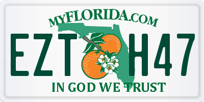 FL license plate EZTH47