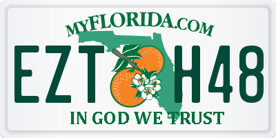 FL license plate EZTH48