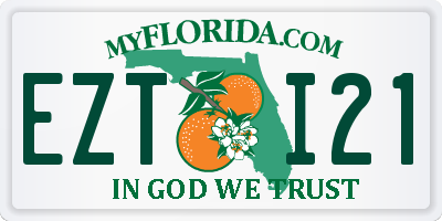 FL license plate EZTI21