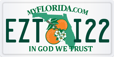 FL license plate EZTI22