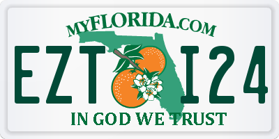 FL license plate EZTI24