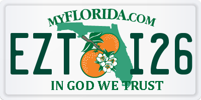 FL license plate EZTI26