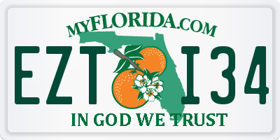 FL license plate EZTI34