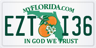 FL license plate EZTI36