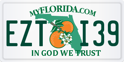 FL license plate EZTI39