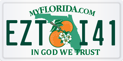 FL license plate EZTI41