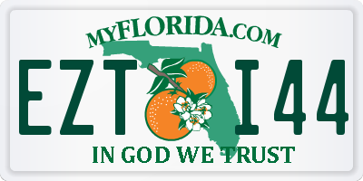 FL license plate EZTI44