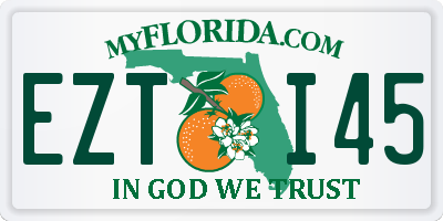 FL license plate EZTI45