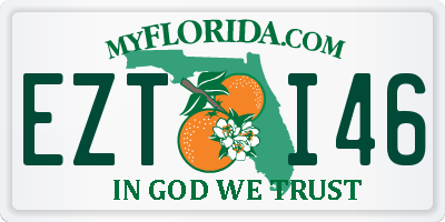 FL license plate EZTI46