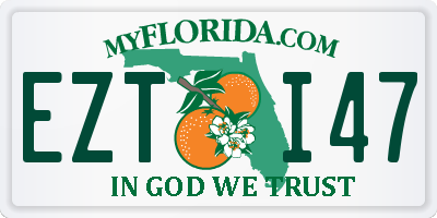 FL license plate EZTI47