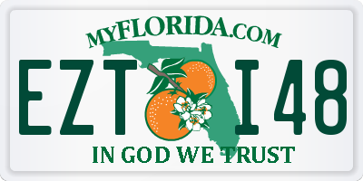 FL license plate EZTI48