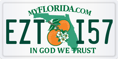 FL license plate EZTI57