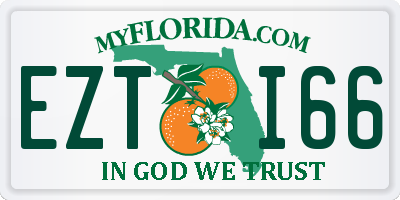 FL license plate EZTI66