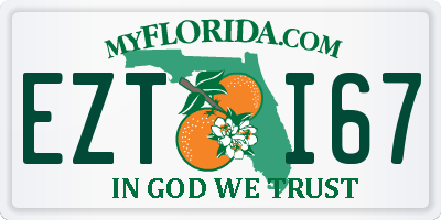 FL license plate EZTI67