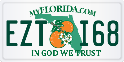 FL license plate EZTI68