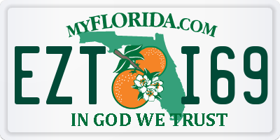 FL license plate EZTI69