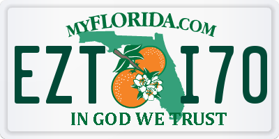 FL license plate EZTI70