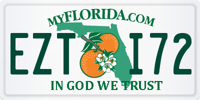 FL license plate EZTI72