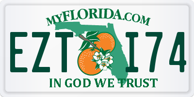 FL license plate EZTI74