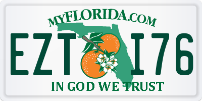 FL license plate EZTI76