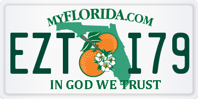 FL license plate EZTI79