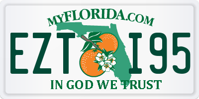 FL license plate EZTI95