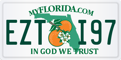 FL license plate EZTI97