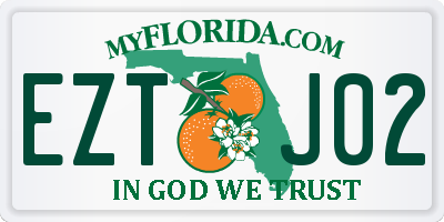 FL license plate EZTJ02