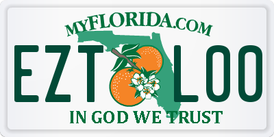 FL license plate EZTL00