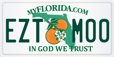 FL license plate EZTM00