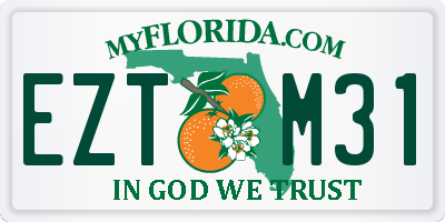 FL license plate EZTM31