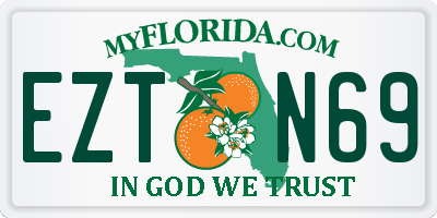 FL license plate EZTN69