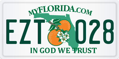 FL license plate EZTO28