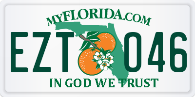 FL license plate EZTO46