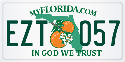 FL license plate EZTO57