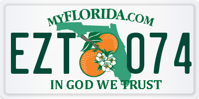 FL license plate EZTO74