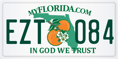 FL license plate EZTO84