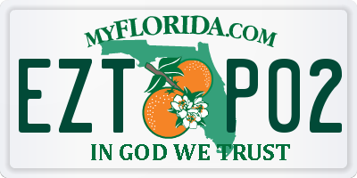 FL license plate EZTP02