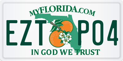 FL license plate EZTP04