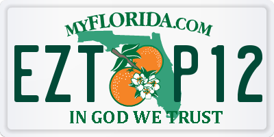 FL license plate EZTP12