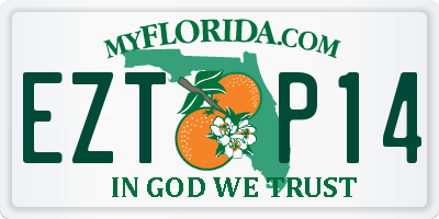 FL license plate EZTP14