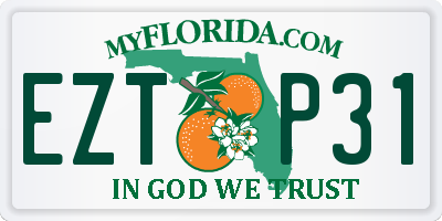 FL license plate EZTP31