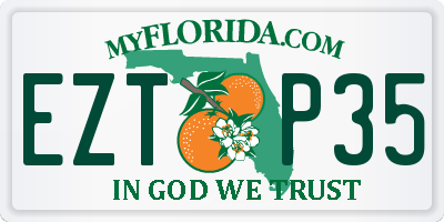 FL license plate EZTP35