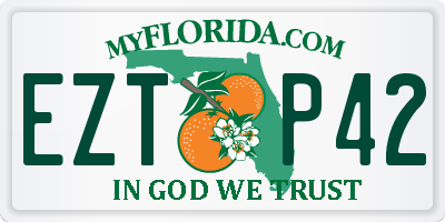 FL license plate EZTP42