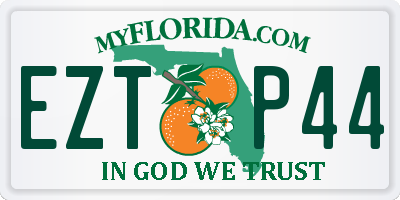 FL license plate EZTP44