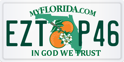 FL license plate EZTP46